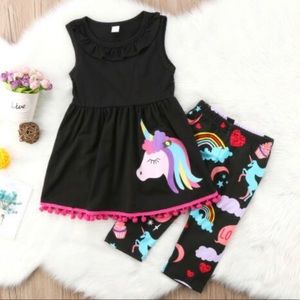 Unicorn Two Piece Toddler Outfit NWOT